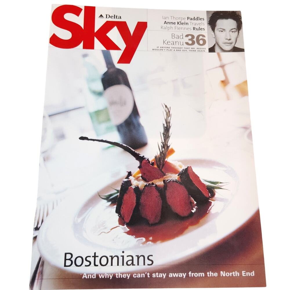 Delta Sky Magazine - September 2000 - Keanu Reeves, Bostonians, Olympics